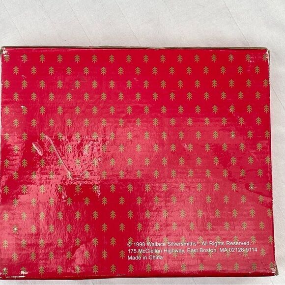 WALLACE silversmiths 4 Christmas spreaders Santa snowman candy cane tree - Picture 10 of 11